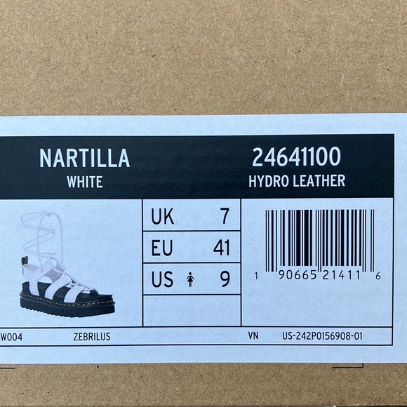 Dr. Martens Nartilla White Gladiator Sandals women's 9 (10) - Picture 14 of 14